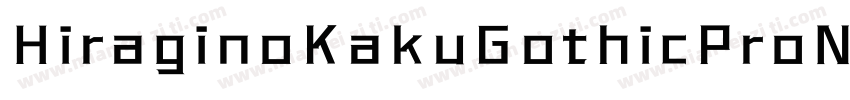 HiraginoKakuGothicProN W6字体转换